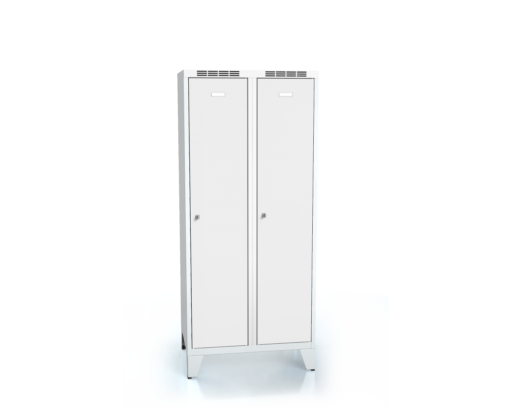 Cloakroom locker reduced height ALSIN with feet 1620 x 700 x 500